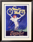 Terrot and Cie Motorcycle Framed Giclee Print by Robert Guzarl