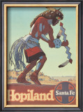 Santa Fe Railroad: Hopiland, c.1940's Poster by Don Perceval