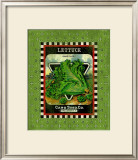 Lettuce Seed Pack Framed Giclee Print