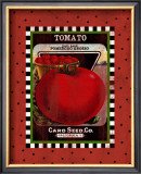Tomato Seed Pack Framed Giclee Print