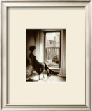Reminiscing in the Window II Prints by Lesley G. Aggar