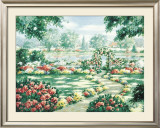 Trellis by the Lake Prints by Carol Ann Curran