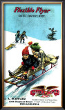 Flexible Flyer Sled Framed Giclee Print