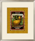 Summer Squash Seed Pack Framed Giclee Print
