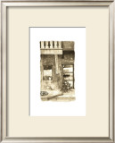House with Flower Pots Poster by Chauve Auckenthaler