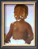 Bubble Bath Boy Poster by Stanley Morgan