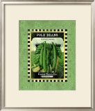 Pole Beans Seed Pack Framed Giclee Print