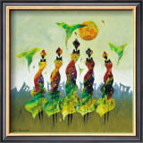 Flexible Figures I Print by A.W.M. Nour