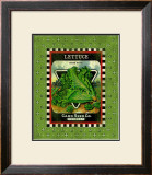 Lettuce Seed Pack Framed Giclee Print