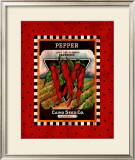 Pepper Seed Pack Framed Giclee Print