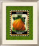Squash Seed Pack Framed Giclee Print