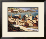 Peaceful Harbor Art by Henry Gasser