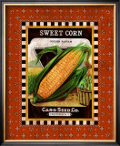 Sweet Corn Seed Pack Framed Giclee Print