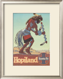 Santa Fe Railroad: Hopiland, c.1940's Prints by Don Perceval
