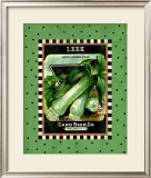 Leek Seed Pack Framed Giclee Print