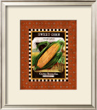 Sweet Corn Seed Pack Framed Giclee Print