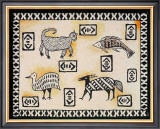 African Graffiti IV Poster by Jeff Mebuge