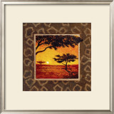 Savannah Sunset I Poster by Madou 
