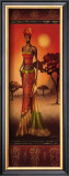 Masai Lady at Sunset Prints by Nicola Rabbett