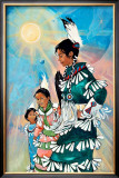 Dancing with the Universe Framed Giclee Print by Georgia Lesley