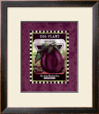 Eggplant Seed Pack Framed Giclee Print