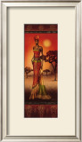 Masai Lady at Sunset Prints by Nicola Rabbett