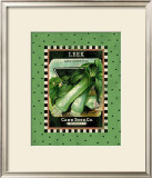 Leek Seed Pack Framed Giclee Print