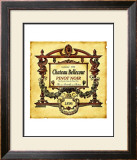 Pinot Noir Wine Label Framed Giclee Print