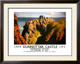 Dunnottar Castle, LNER & LMS poster, 1939 Framed Giclee Print by James McIntosh Patrick