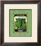 Pole Beans Seed Pack Framed Giclee Print