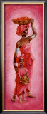 Woman with Basket I Posters by Wolfgang Otto