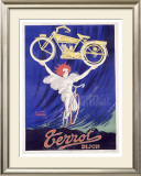 Terrot and Cie Motorcycle Framed Giclee Print by Robert Guzarl
