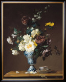 Summer Flowers Poster by Francois Rivoire