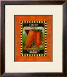 Carrot Seed Pack Framed Giclee Print