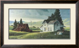 Washday in the Valley Print by R. Bradford Johnson