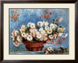 Chrysanthemums, c.1878 Poster by Claude Monet