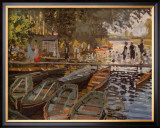 Bathers at la Grenouillere Prints by Claude Monet