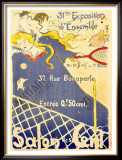 Salon des Cent Framed Giclee Print by Lobel 