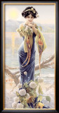Gasper Camps Evening Hydrangea Framed Giclee Print by Gaspar Camps