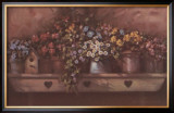 Flowers on Shelf Prints by Paul Landry