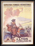 Exposition Lyonnaise Framed Giclee Print by Marcellin Auzolle