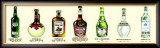 Seven Bottles II Print