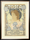Tosca Framed Giclee Print by Leopoldo Metlicovitz