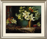 Lilies and Brass Prints by Hope Reis