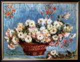 Chrysanthemums, c.1878 Posters by Claude Monet