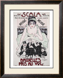 Scala to Bruxelles Framed Giclee Print by Jean-Dominque Van Caulaert