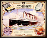 White Star Liner, The Titanic Framed Giclee Print