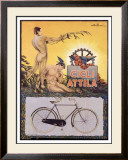 Cicli Attila Framed Giclee Print by Pomi 