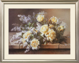 Still Life with Yellow Roses Art by Raoul 