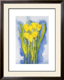 Yellow Tulips Print by Witka Kova